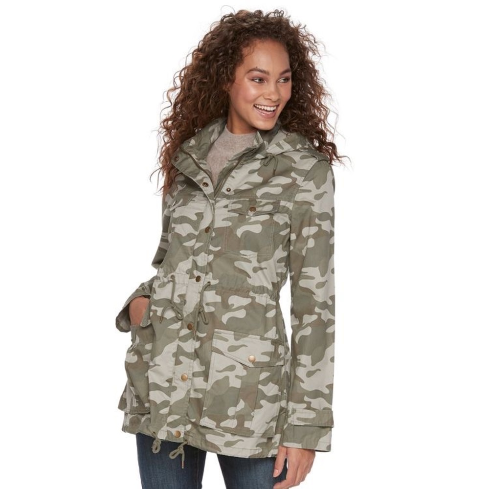 APT. 9 Camo lightweight hooded jacket M